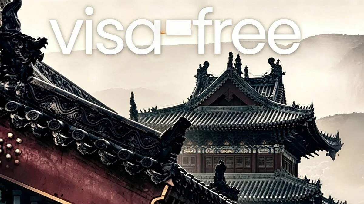 Aperçu de la politique des visas chinois montrant un tampon d'entrée et un passeport