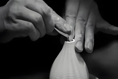 Jingdezhen porcelain workshop