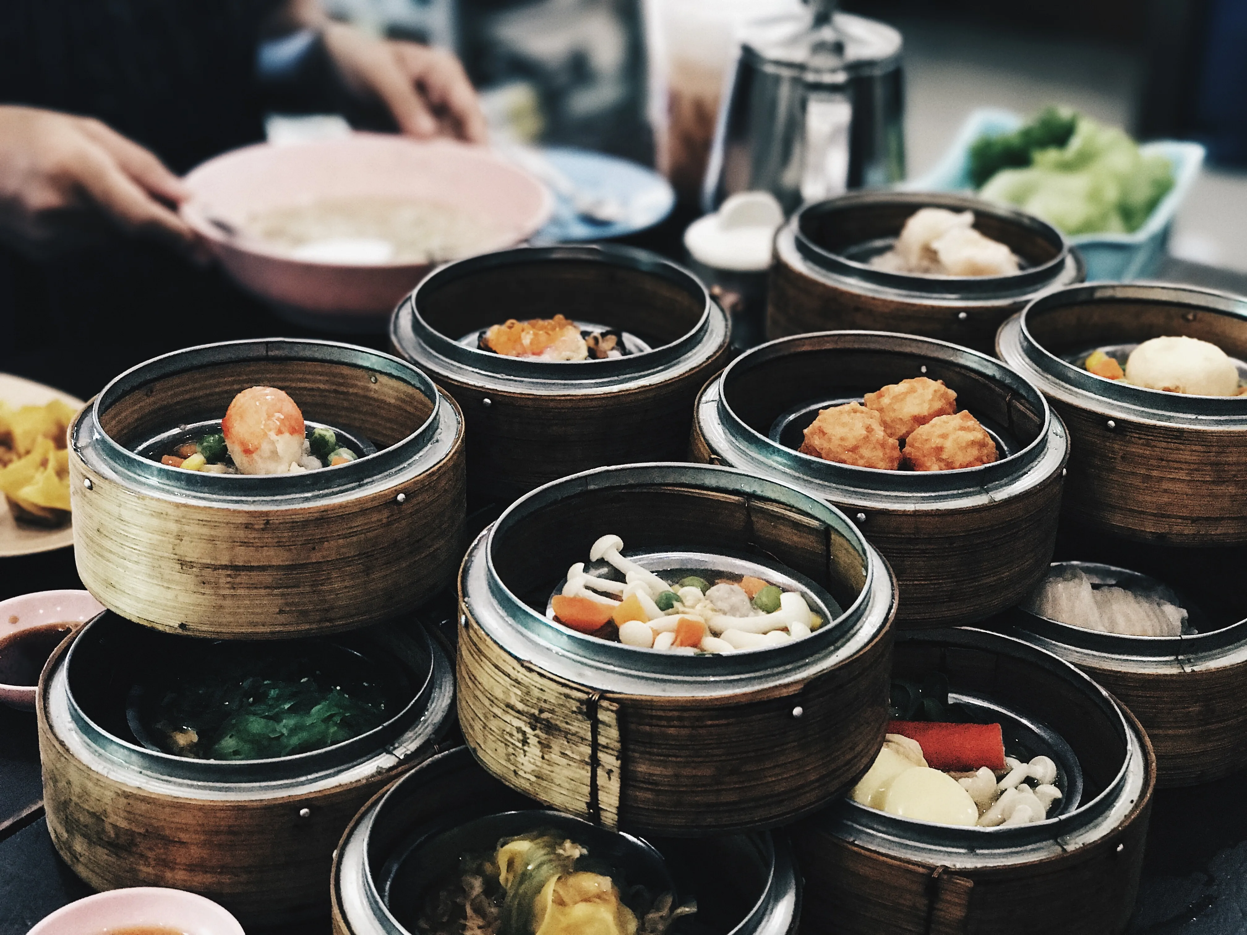 Un desayuno de dim sum (Foto: afterdog via Wikimedia Commons)