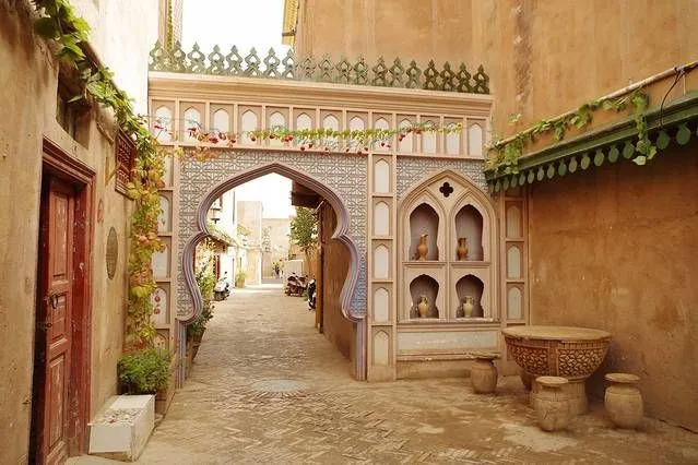 ruelle de la vieille ville de Kashgar