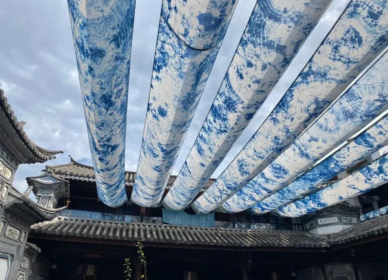 teinture indigo de Zhoucheng