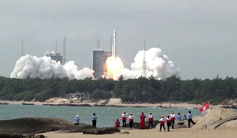 CZ-7 launching from Wenchang Space Launch Site